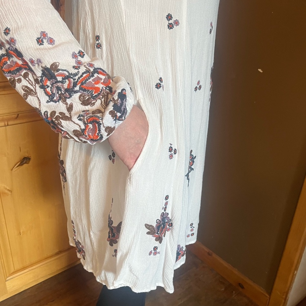 Free People Oxford Embroidered Mini Dress - Picture 6 of 9